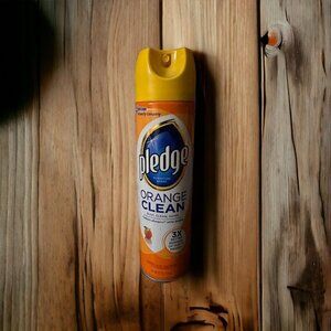 PLEDGE Orange Clean Furniture Spray Reduces Allergen Dust Clean Shine 9.…